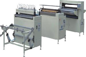 Full-auto knife paper pleating production line