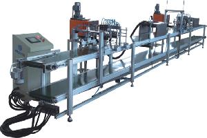 Square type air filter double automatic glue injection machine